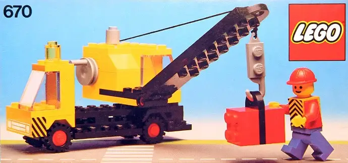 レゴ 670-1 クレーン車 クラシックタウン