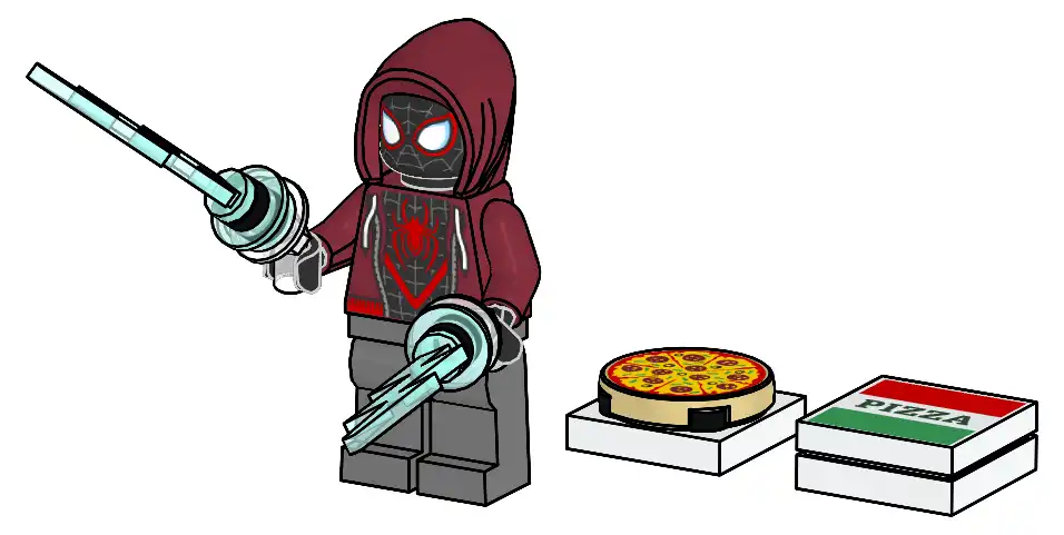 レゴ 682503-1 Miles Morales with Pizza スパイダーマン