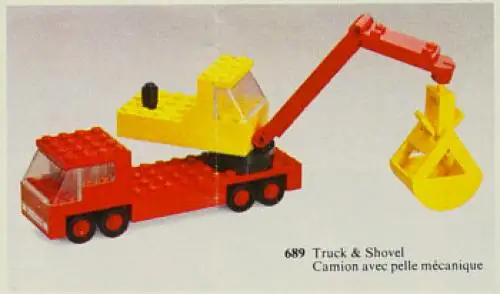 レゴ 689-1 Mobile Crane 工事現場