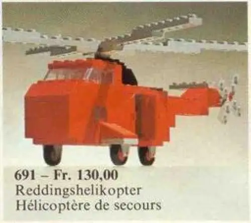 レゴ 691-1 Rescue Helicopter 消防