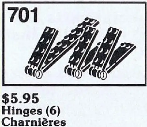 レゴ 701-3 Hinges サービスパック
