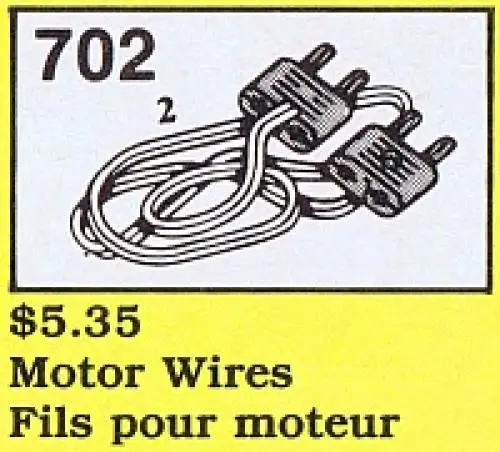 レゴ 702-3 Motor Wires サービスパック