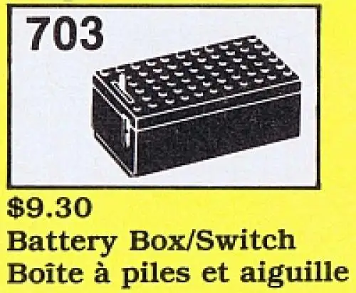 レゴ 703-3 Battery Box サービスパック