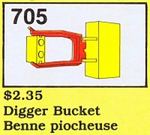 レゴ 705-4 Digger Bucket サービスパック