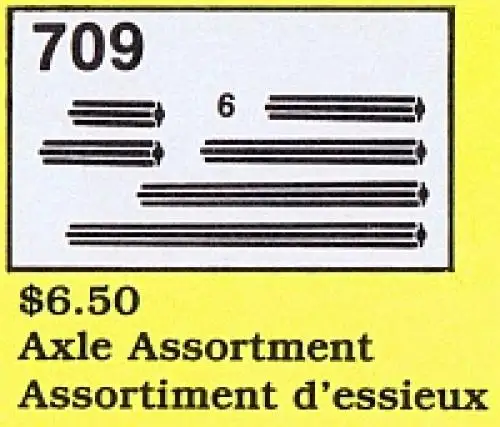 レゴ 709-2 Axle Assortment テクニック