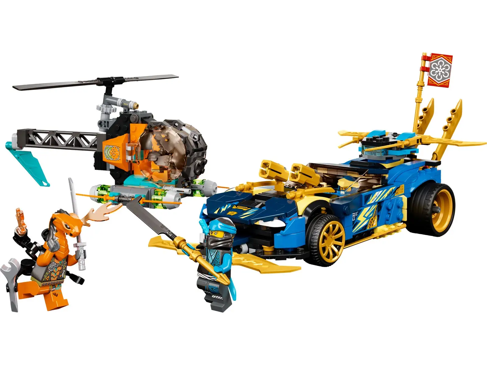 71776 ジェイとニャーのニンジャレースカー EVO - ニンジャゴー (2022年}