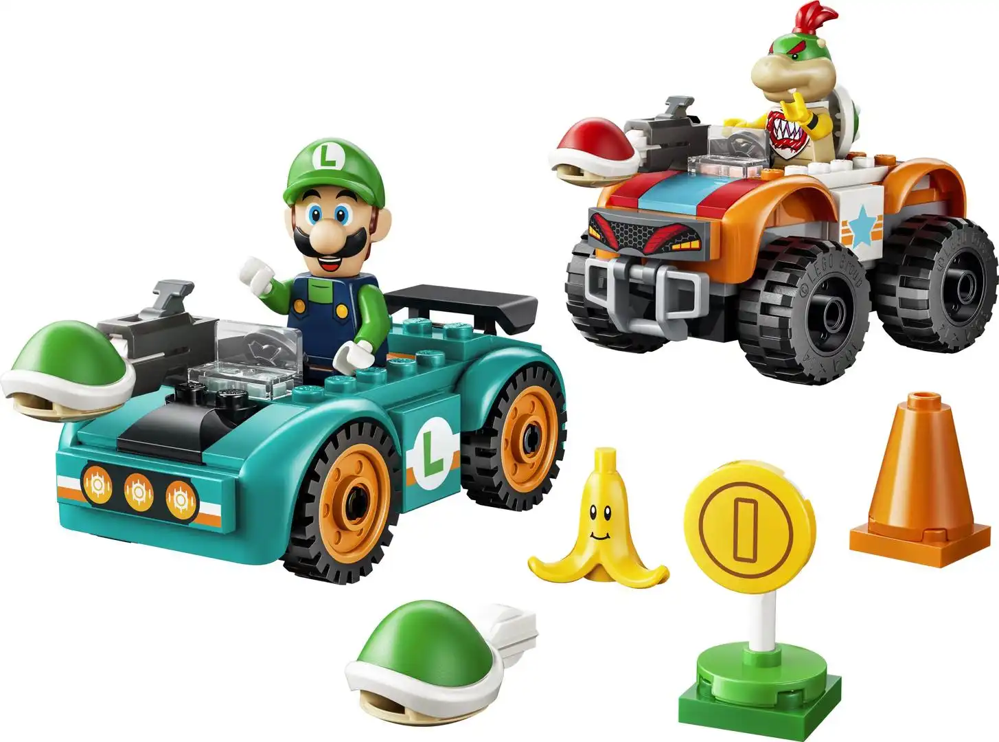 レゴ 72056-1 Mario Kart – Luigi & Bowser Jr.'s Race スーパーマリオ