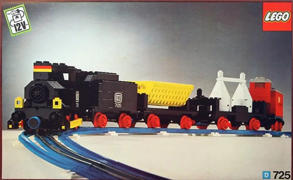 レゴ 725-2 12V Freight Train and Track 12V