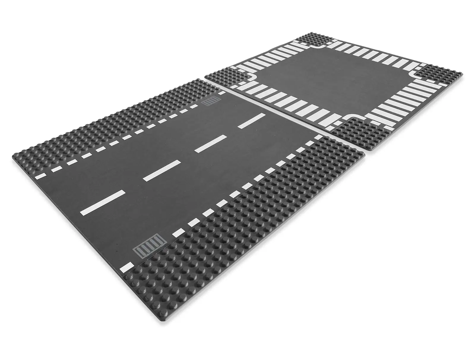 レゴ 7280-1 ロードプレート 直線+交差点 2枚入 シティ
