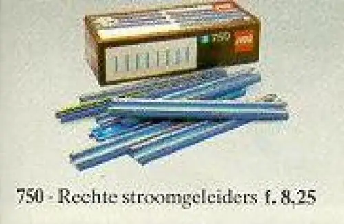 レゴ 750-1 9 Straight 12V Conducting Rails 12V
