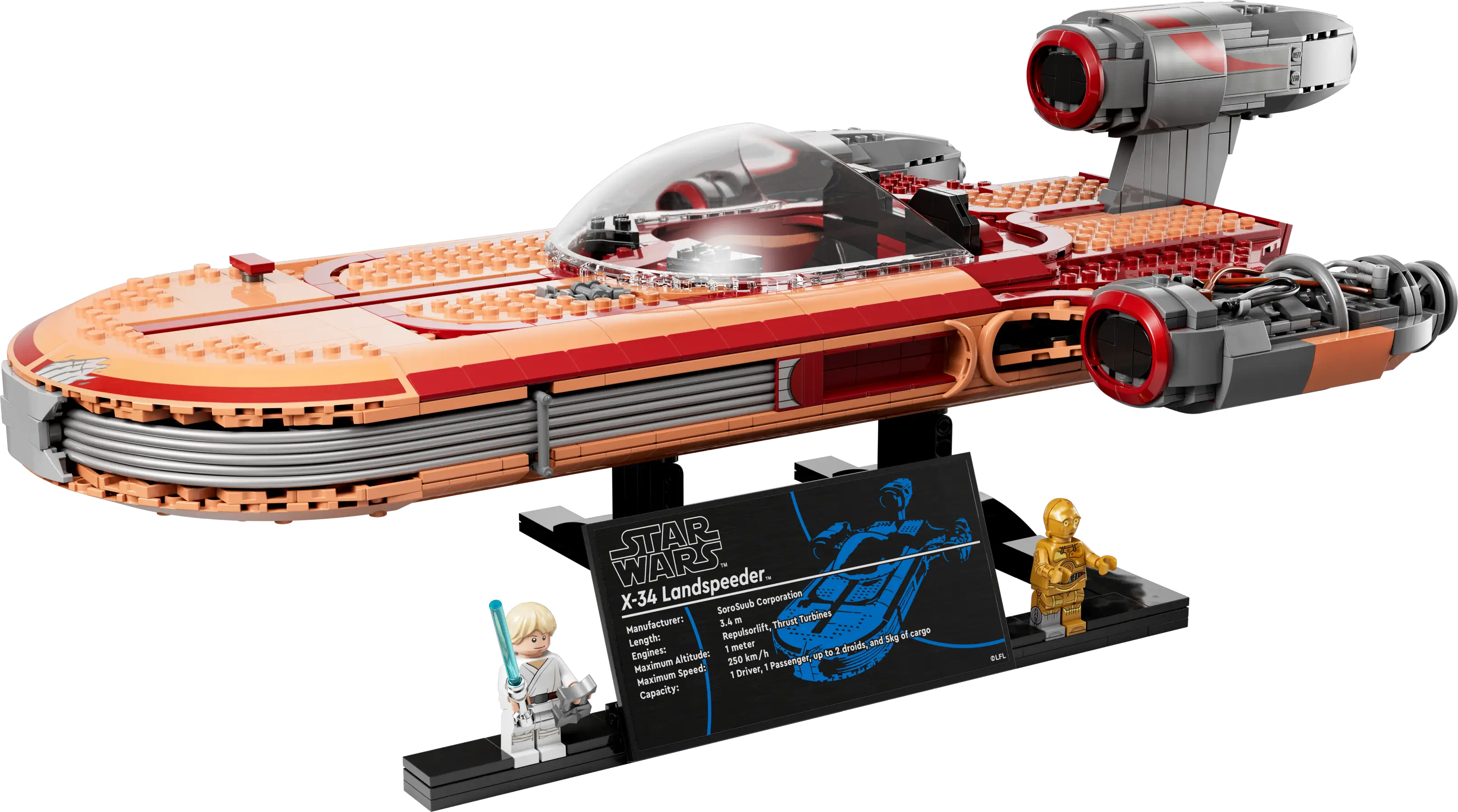75341 ルーク・スカイウォーカーのランドスピーダー - アルティメットコレクターシリーズ(UCS) (2022年)