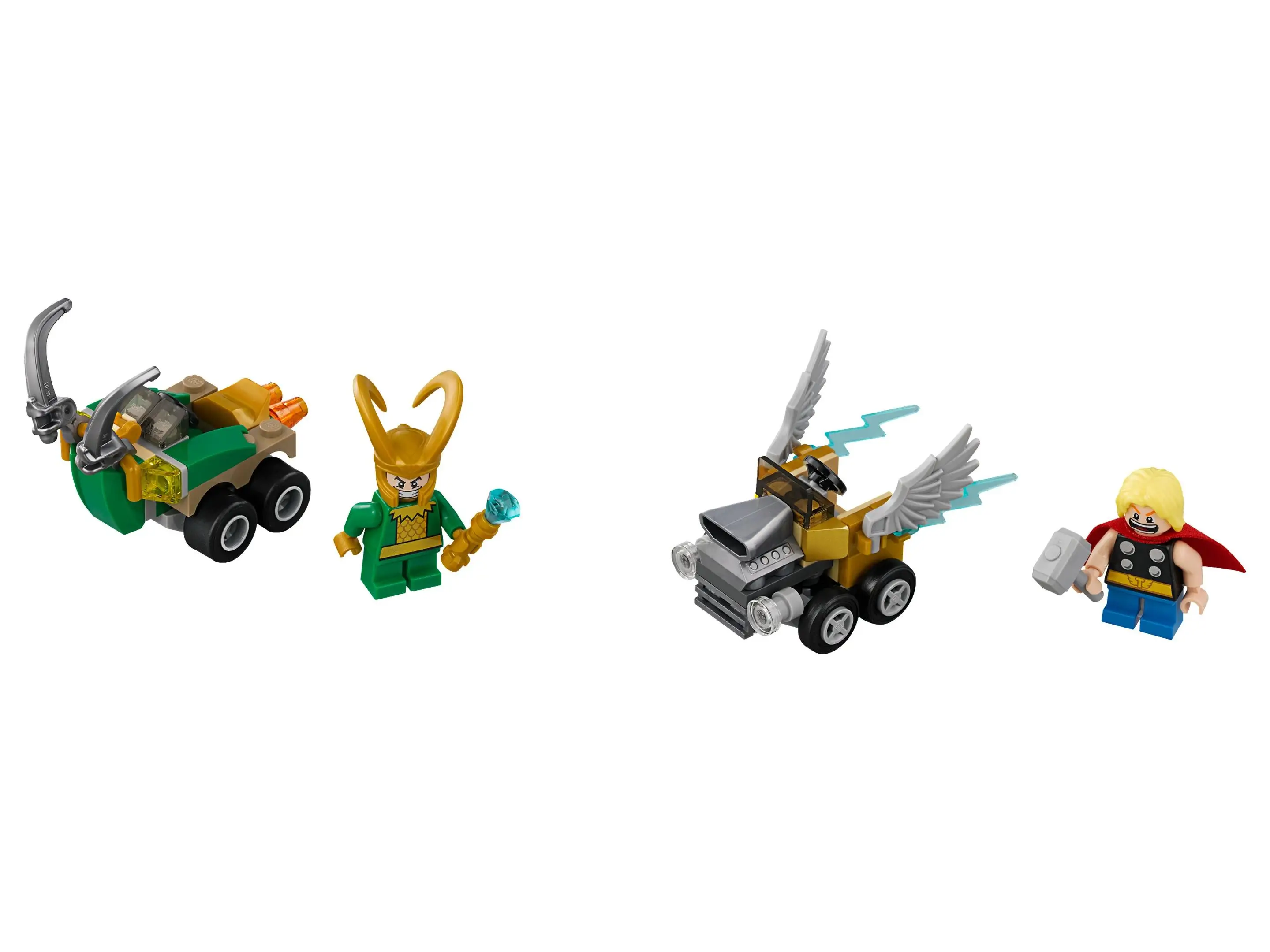 76091 マイティマイクロ:ソー vs. ロキ - スーパーヒーローズマーベル (2018年}