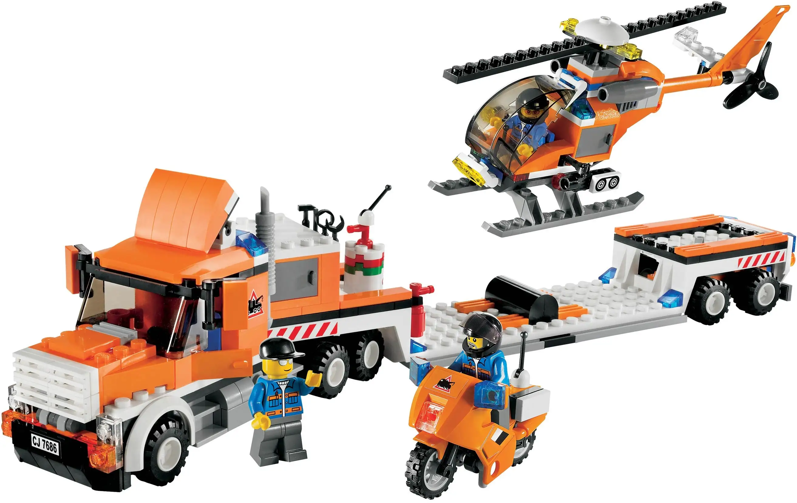 レゴ 7686-1 ヘリコプター・トランスポーター トラフィック