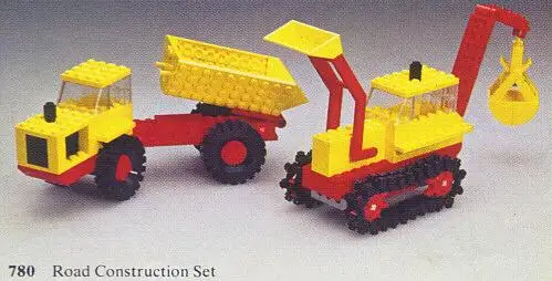 レゴ 780-1 Road Construction Set 工事現場
