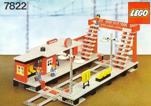 レゴ 7822-1 トレイン駅 駅舎 4.5V