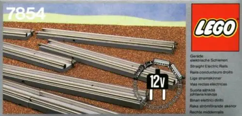 レゴ 7854-1 9 Straight Electric Rails Gray 12v 12V