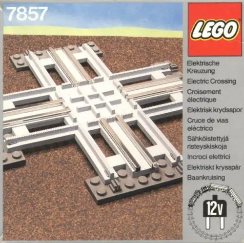 レゴ 7857-1 Crossing, Electric Rails Gray 12v 12V