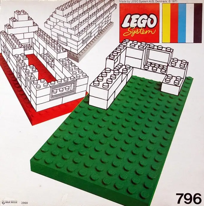 レゴ 796-1 Baseplates, Green and Yellow 補足品