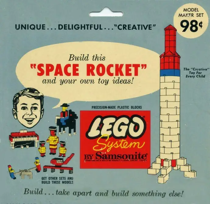 レゴ 801-3 Space Rocket システム