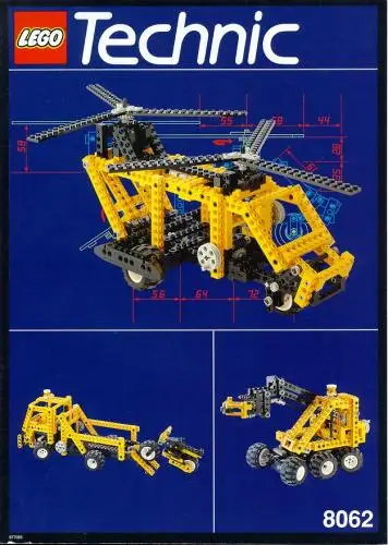 8062 モデルキットケース（ブロック入り） - ユニバーサルビルディングセット (1994年)