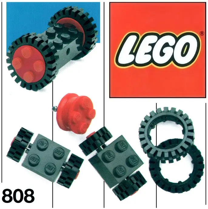 レゴ 808-1 Wheels and Tires 補足品