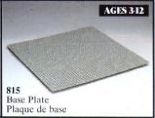 レゴ 815-1 Baseplate, Gray 補足品