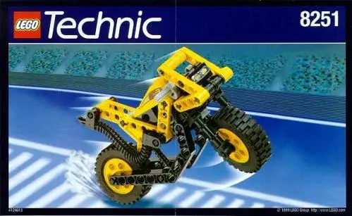 レゴ 8251-1 イエローバイク テクニック