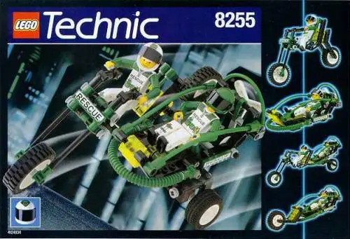 レゴ 8255-1 レスキューバイク テクニック