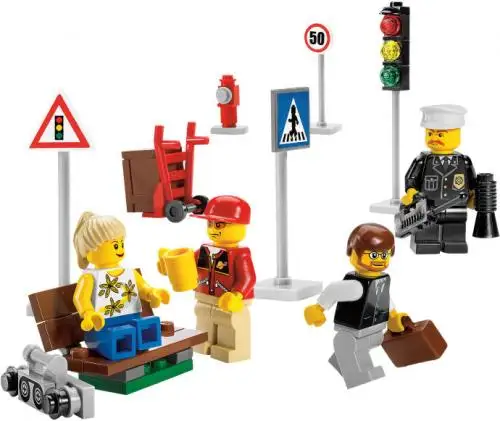 8401 City Minifigure Collection - シティ (2009年)