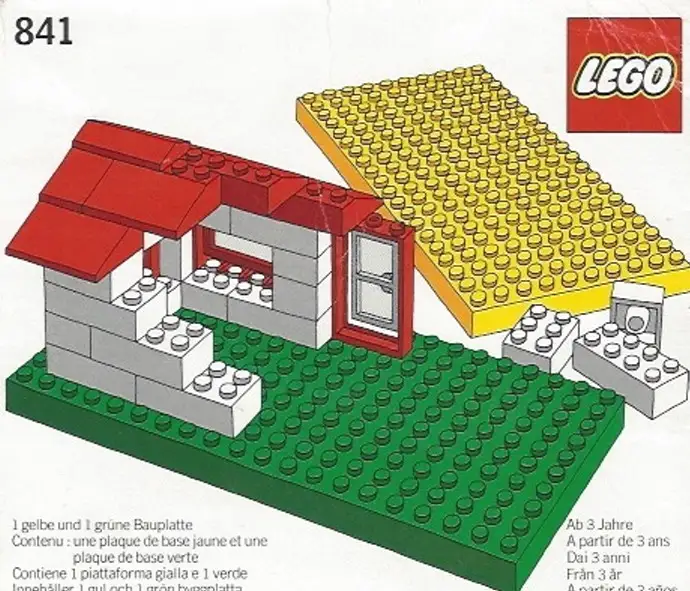 レゴ 841-1 Baseplates, Green and Yellow 補足品