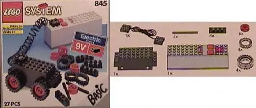 レゴ 845-1 Battery Motor, 9V 補足品