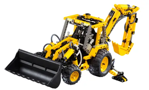 レゴ 8455-1 バックホーローダー テクニック