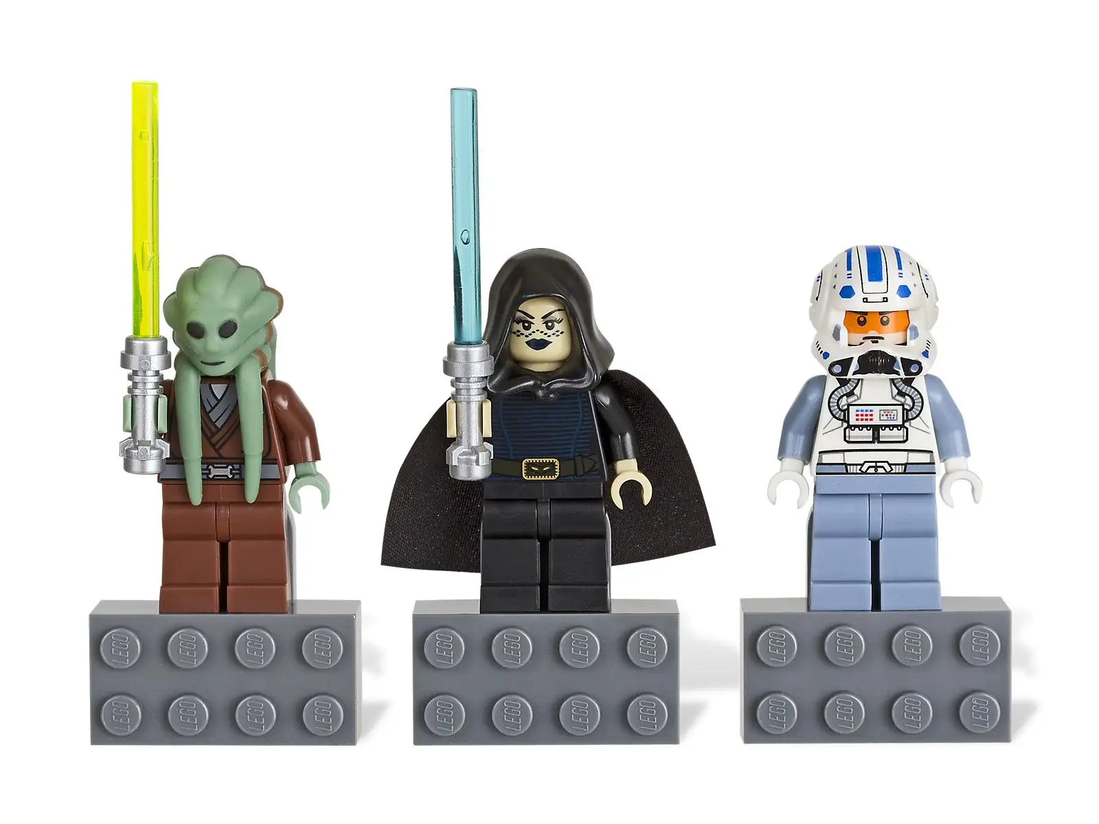 レゴ 852947-1 Magnet Set, Star Wars - Kit Fisto, Barriss Offee, Captain Jag マグネット