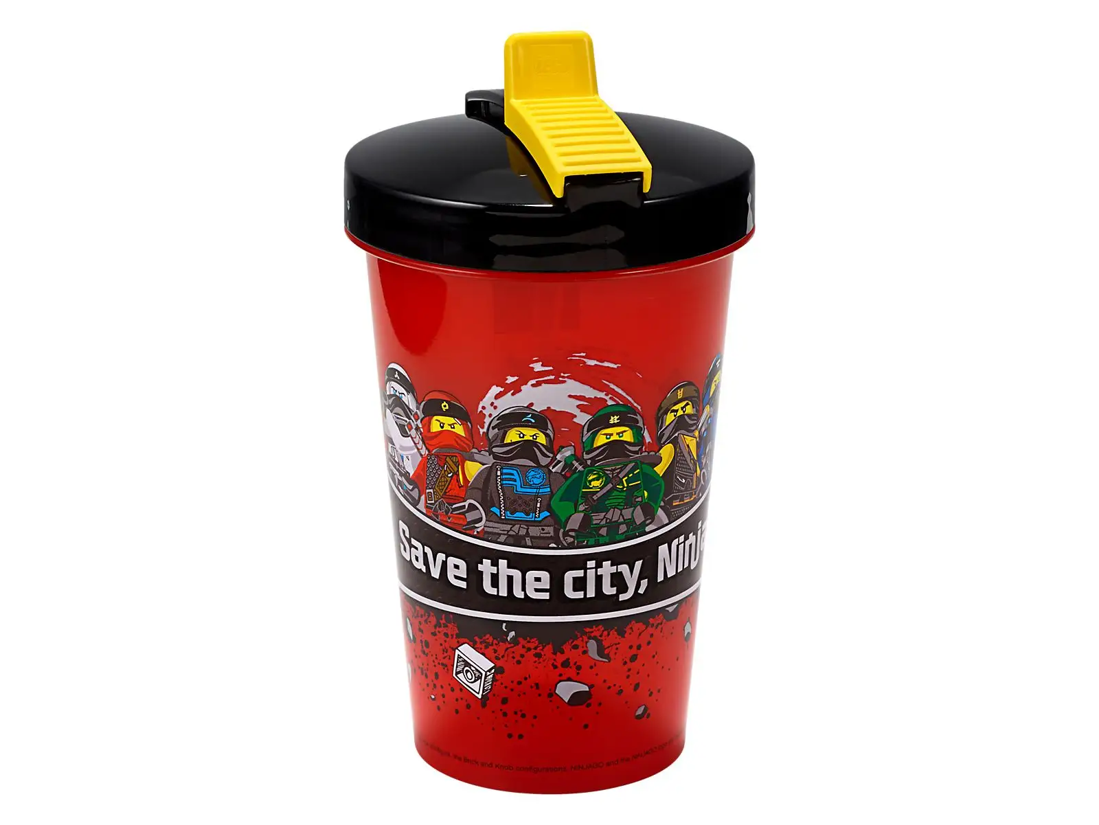 レゴ 853901-1 Ninjago Tumbler with Straw (Black Lid) キッチン・寝具