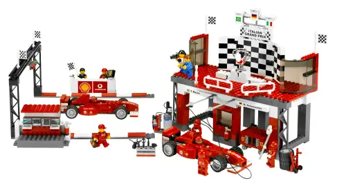 レゴ 8672-1 フェラーリF1 フィニッシュライン フェラーリ
