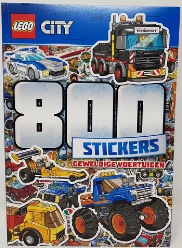 レゴ 8710823005749-1 City: 800 Stickers Geweldige Voertuigen アクティビティブック
