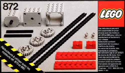 レゴ 872-1 Supplementary Set エキスパートビルダー