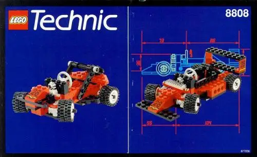 レゴ 8808-1 フォーミュラーカー テクニック