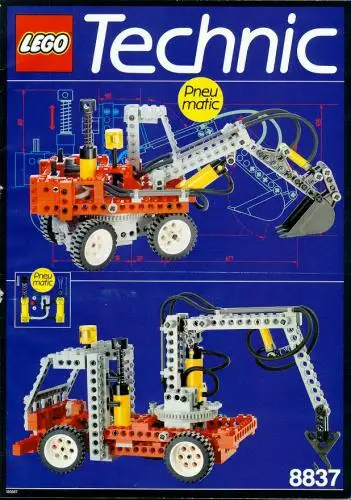 レゴ 8837-1 ショベルカー テクニック