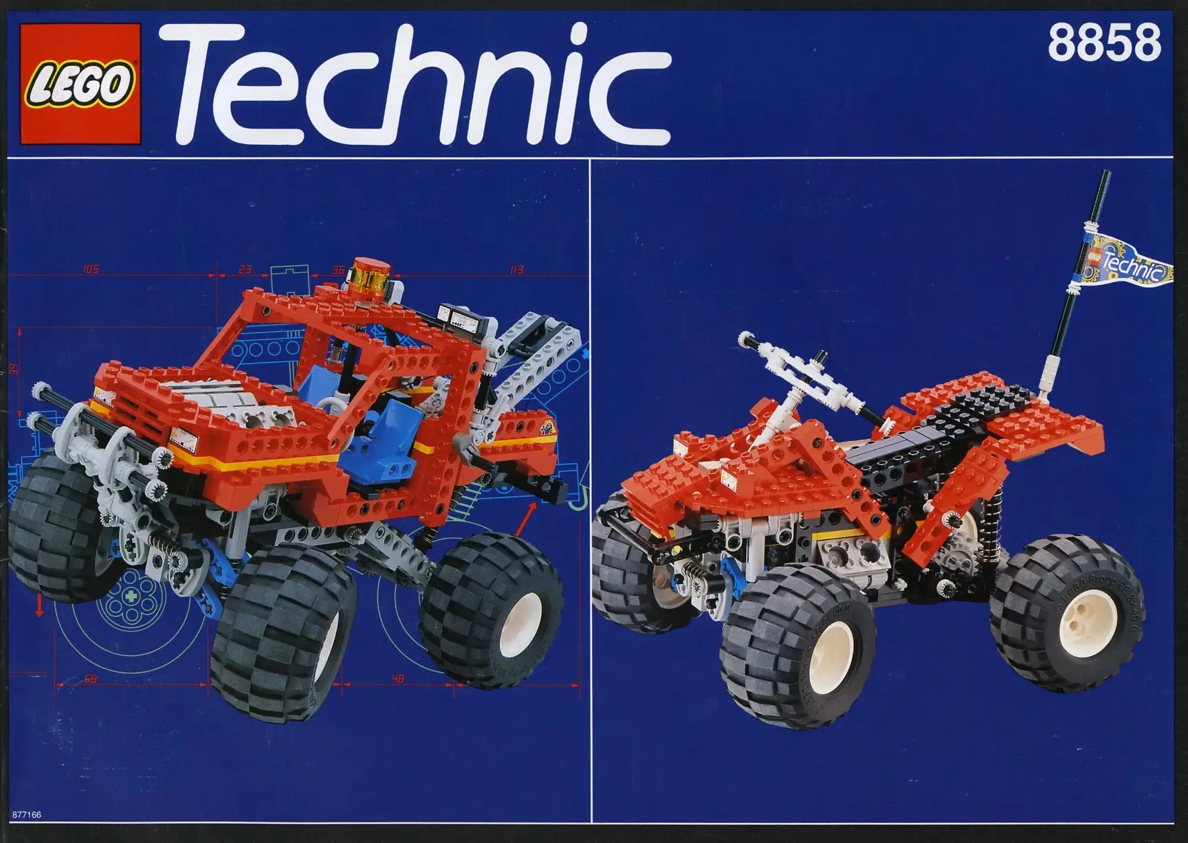 レゴ 8858-1 Rebel Wrecker テクニック