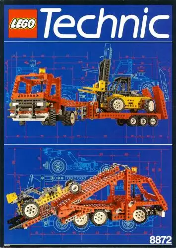 レゴ 8872-1 フォークリフト運搬トレーラー テクニック