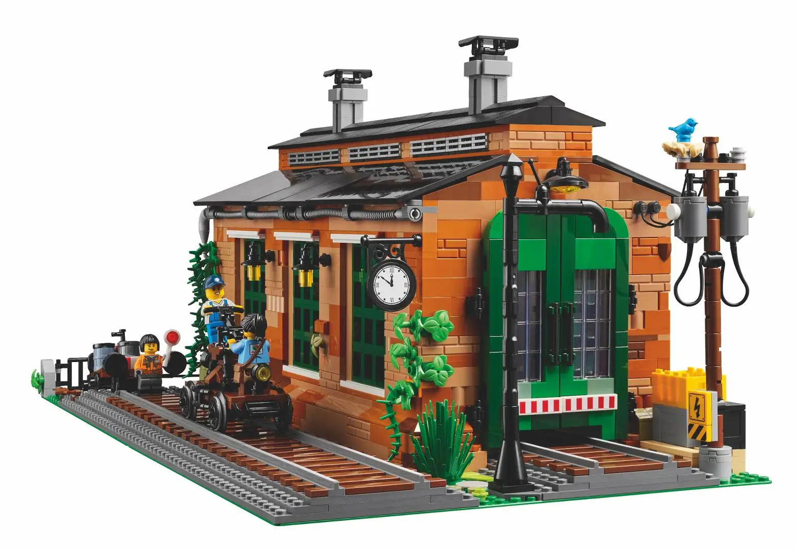 910033 Old Train Engine Shed - ブリックリンクデザイナープログラム (2024年)