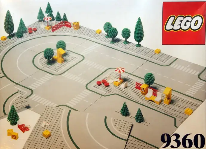 レゴ 9360-1 Roadplates and Scenery 街