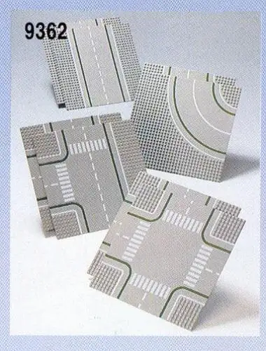 レゴ 9362-1 Road Plates 街