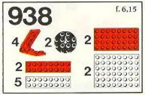 レゴ 938-1 Plates, Hinges and Turntables 補足品