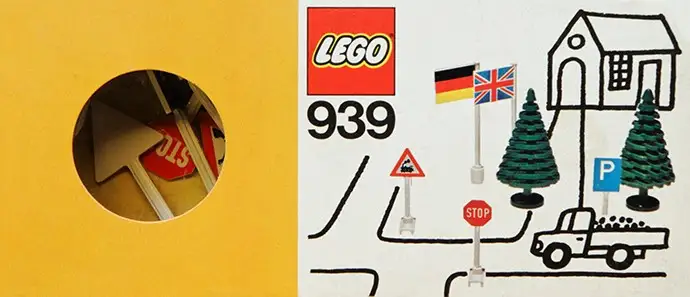 レゴ 939-1 Flags, Trees and Road Signs 補足品