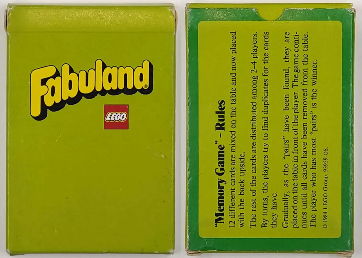 レゴ 93959-OS Fabuland Memory Game カード・パズル