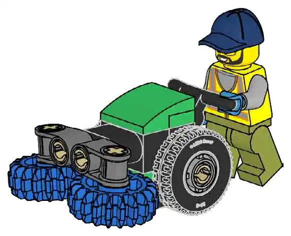 レゴ 951311-1 Street sweeper シティ