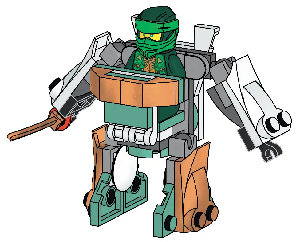 レゴ 951467-1 Lloyd with Mech ニンジャゴー