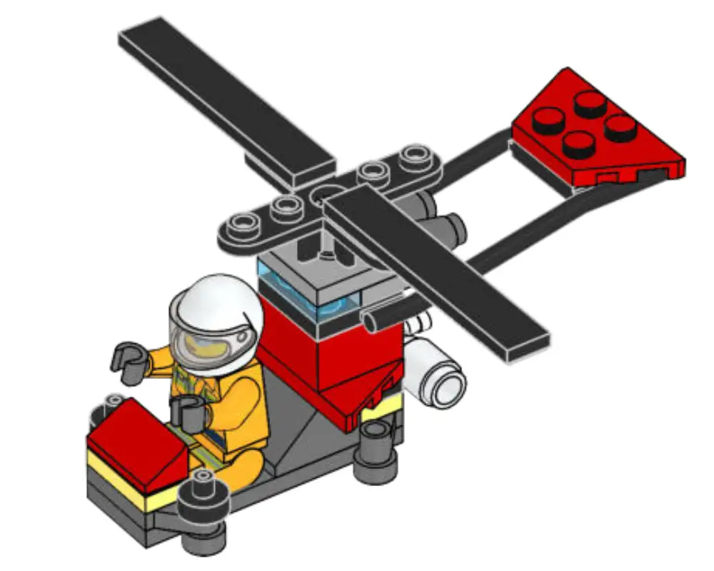 レゴ 951905-1 Gyrocopter 消防